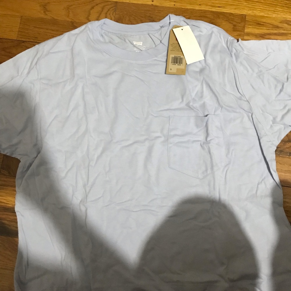 Brand new Levi’s size small light blue t shirt